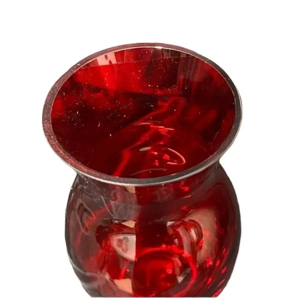 Vintage Red Vase - Picture 3 of 5